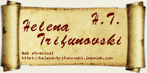 Helena Trifunovski vizit kartica